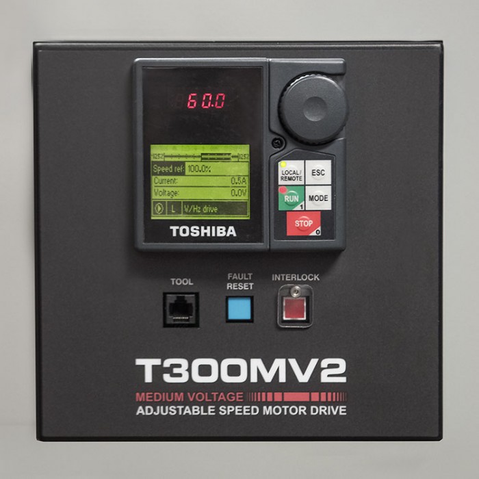 400HP 4160V Toshiba T300MV2 VFD Inverter AC Drive M3A44040SAA3